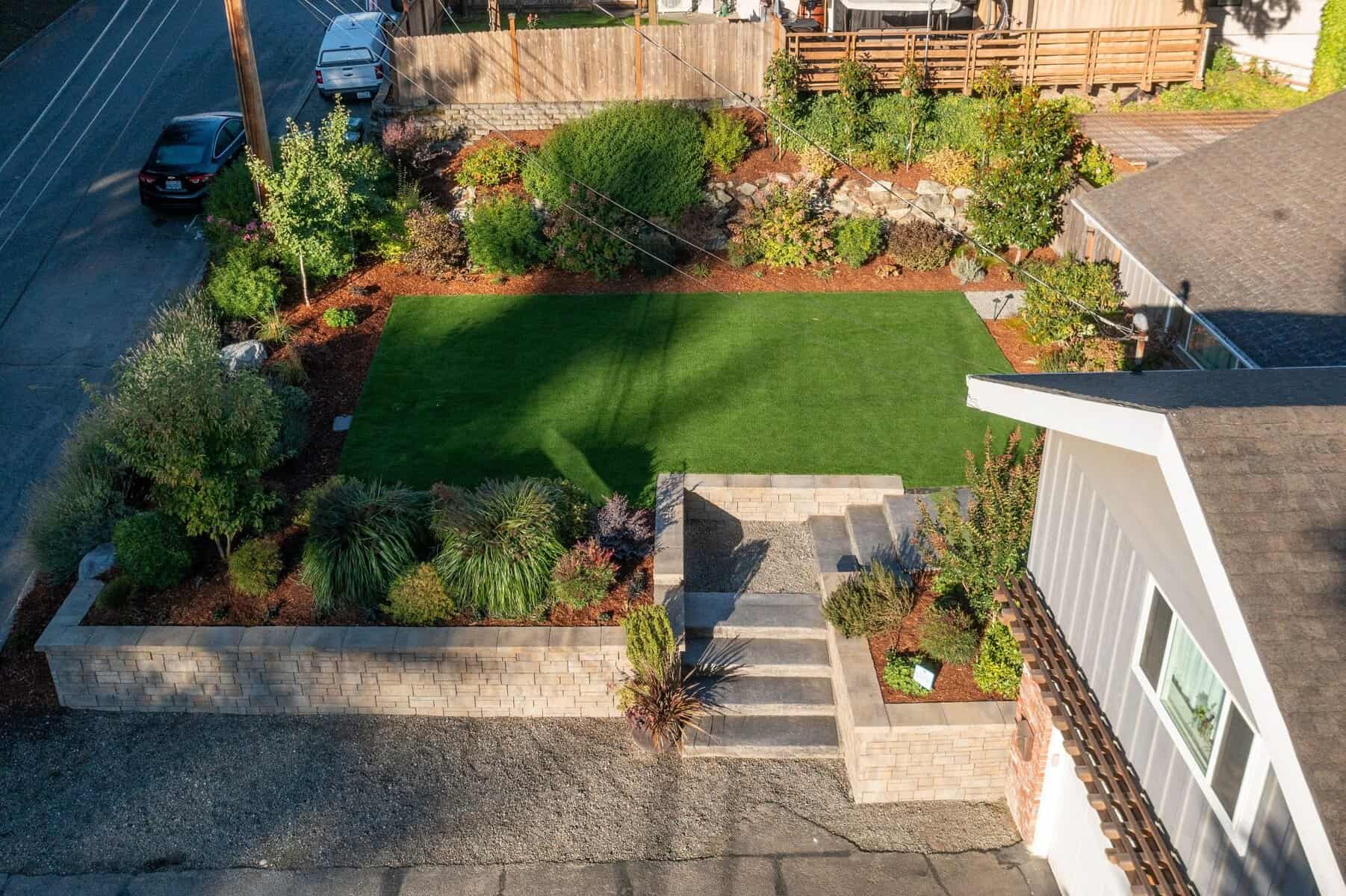 Nice yard because of hiring a landscape designer